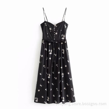 Vestido de chiffon com design personalizado de design personalizado